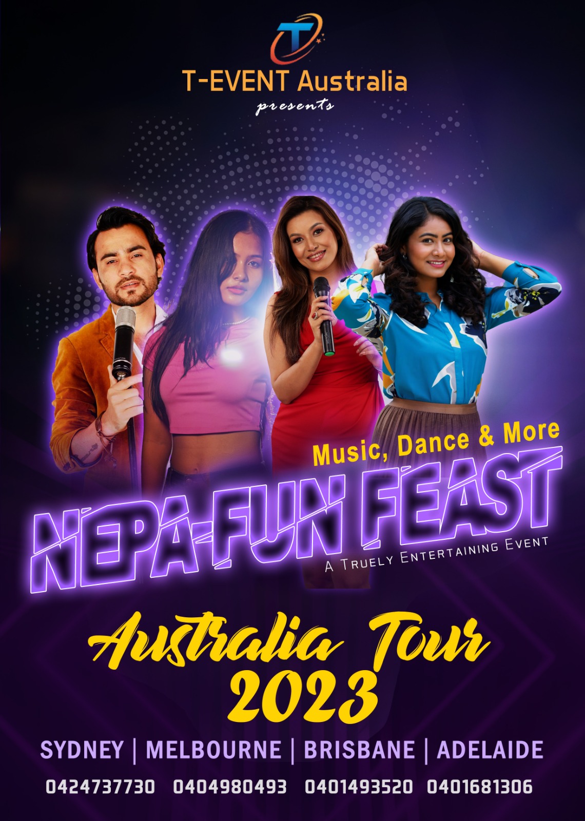 Nepa-Fun Feast Australia tour 2023